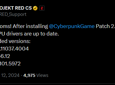 Don't forget to update your GPU drivers for new Patch 2.13