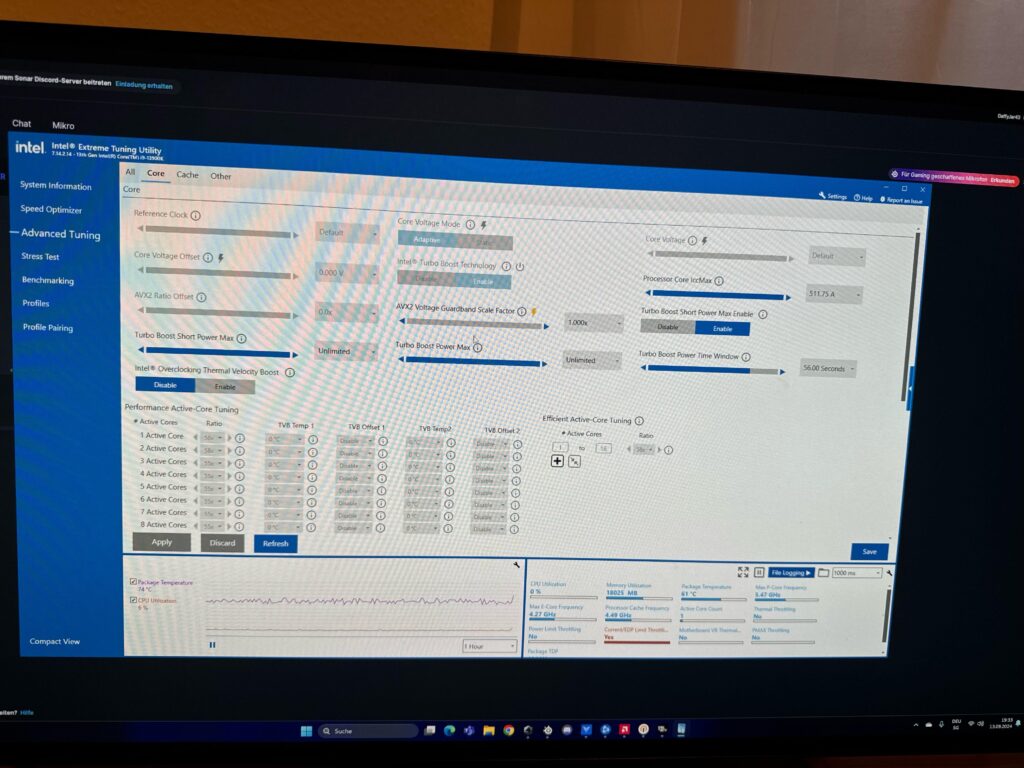 Hello Guys 🫶🏽 im really frustrated i have a i9 13900k and a h670 tuf d4 pro mainboard and i cannot manage to overclock my cpu its locked in the xtu utility any ideas ? thanks in advance 😘