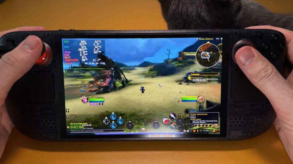 It's crazy to see that you can now play World of Warcraft in handheld.