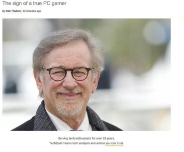 Apparently Steven Spielberg is one of us