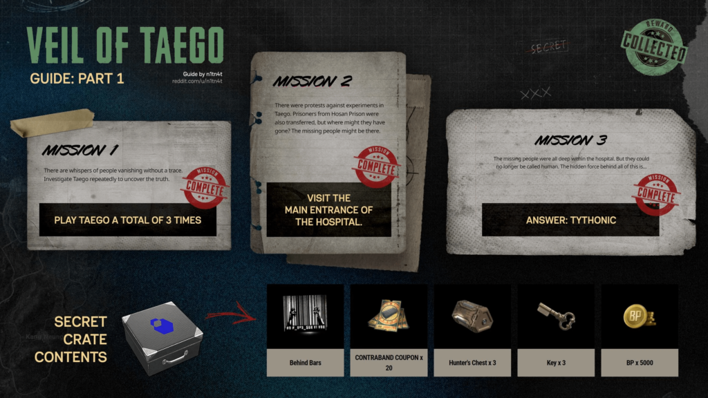 How to get free stuff for Veil of Taego Event