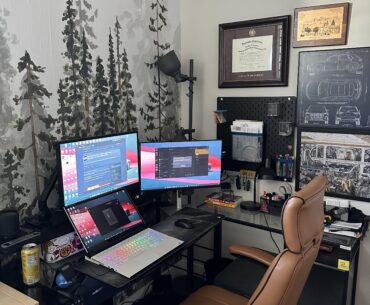 My work / battle station