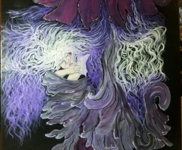 My painting of St Trina from Elden Ring