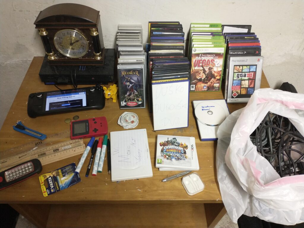 Rescued this haul of games and consoles from the compactir last minute...
