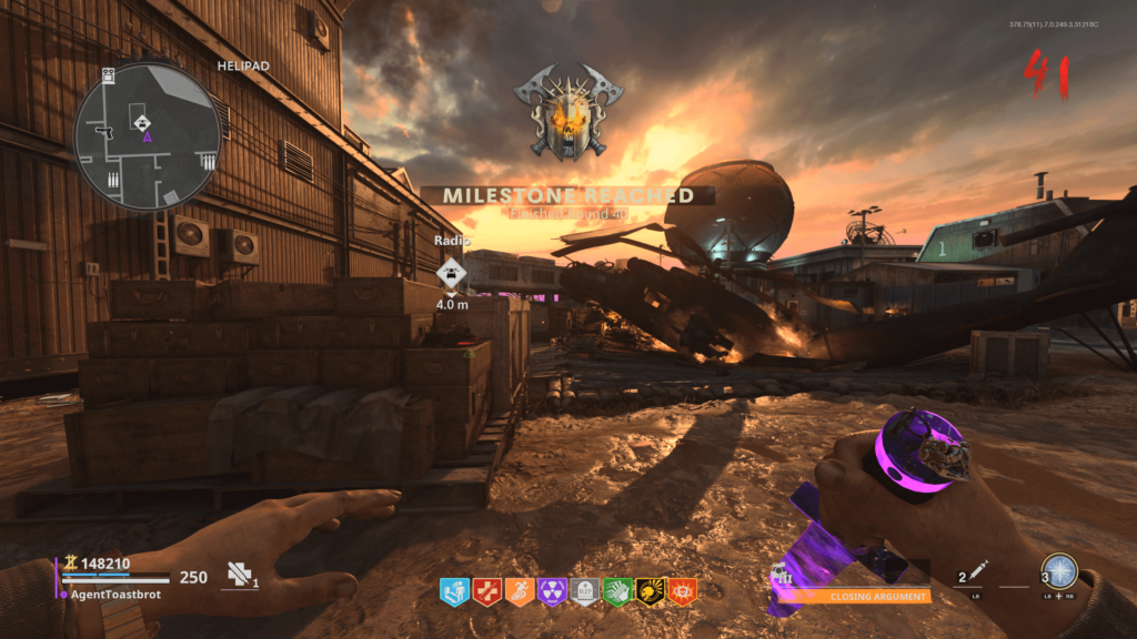 Follow up post on the other guy's round 40 knife only Firebase Z
