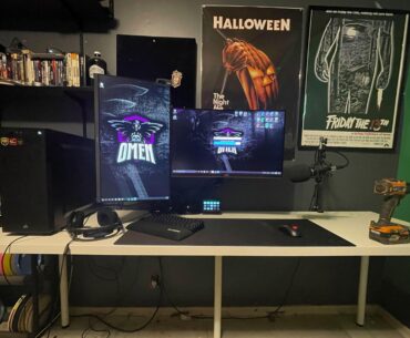 Check out my kinda junky battlestation! i7-9700k, 2070 Super, and 32GB RAM at 3600.