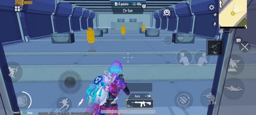 Can we get an red-dot instead of the 4x scope in the indoor shooting range?