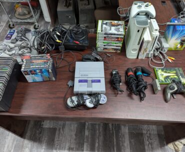 Some old consoles and games