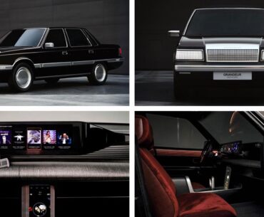 The Hyundai Heritage Series Grandeur EV concept.(Delamain)
