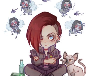 Johnny Silverhand as a fly [By Ginseng]