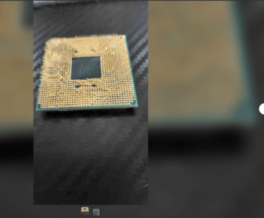 Somebody Posted this Listing of a CPU with "Minor Damage"