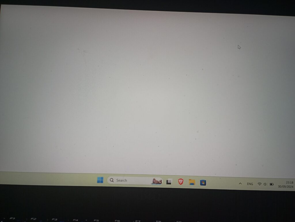 Always a White screen appears every time I open the computer, I have dell win 11, I need help