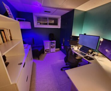 WFH basement battlestation