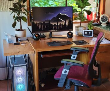 My work and light gaming station