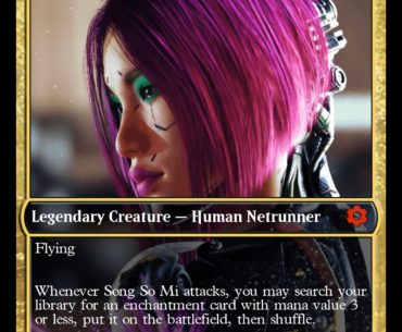Started a Custom Cyberpunk themed cEDH deck - Flash Zur