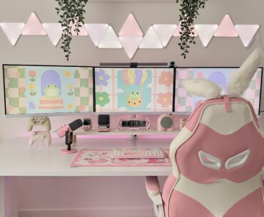 The theme is pink and cozy 💗✨