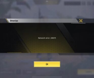 Network Error (3007)
