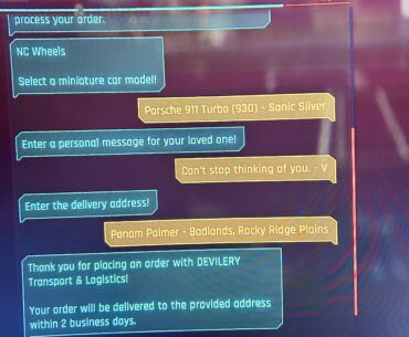 Well why not, this game amazes me with these small gestures/ side quests