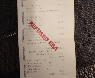 Found my GameCube receipt from 2003