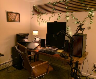 Final Update - Finished setup last night! (Wires part of jungle vine aesthetic obv.)