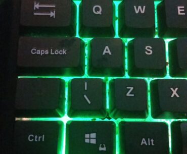 The shift key on my logitech keyboard after 2 years of use