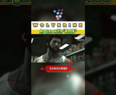 Wolverine argue with blob  #shortvideo  #gaming #reels