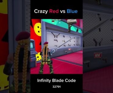 Infinity Sword In Crazy Red Vs Blue #fortnite #shorts #gaming