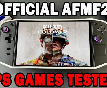Legion Go: Official AFMF2 Test with FPS Games!
