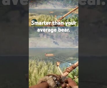 AI is mad smart in FarcCry Primal. #gaming #farcryprimal #farcry #fpsgames #fps #bear #ai #bowarrow