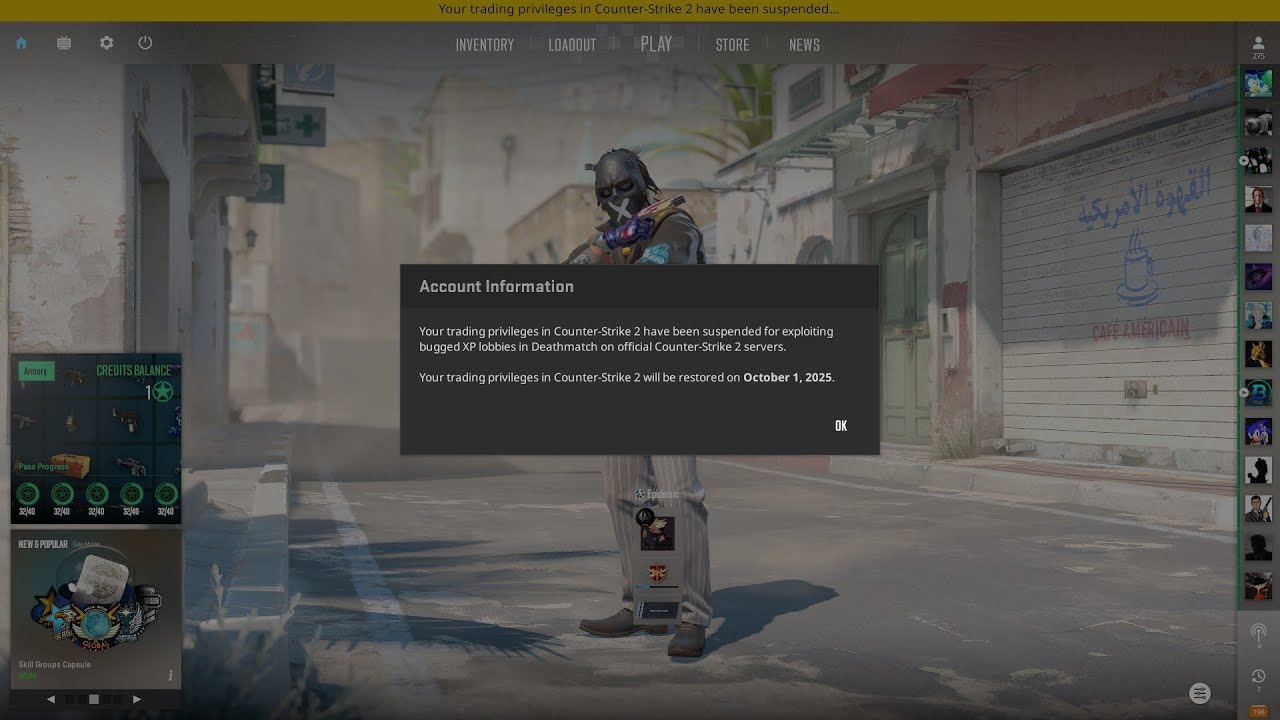 Valve Is Banning Players For Exploiting – Armory Update Valve Is Banning Players For Exploiting - Armory Update