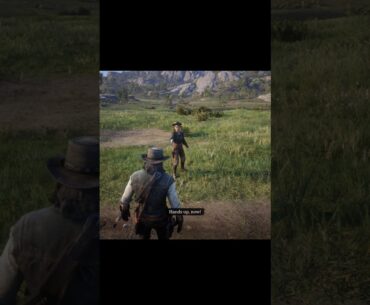 When you try to rob an outlaw #reddeadredemtion2 #gaming #shorts