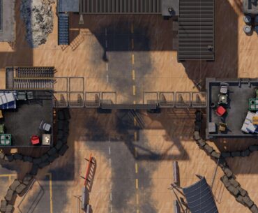 [OC] "It's well fortified here. They won't be letting just anyone in. Quick, let's get our story straight".⁠⁠ - Settlement Entrance [18x22]