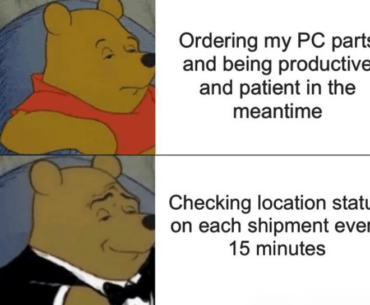 The bright side is that the rest of my components have arrived