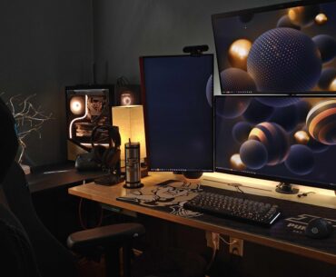 Made a lot of changes in the last few years and pretty happy where it's at now, definitely can't go back from the 3 monitor life. Also, I love Purdue!
