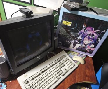 I nickname my setup "old meets new"