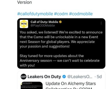 Finally the devs listened to us. We're getting Alchemy Stars camo in the anniversary