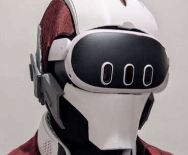 Preview of Tweaks to My Quest 3 Cyberpunk Helmet