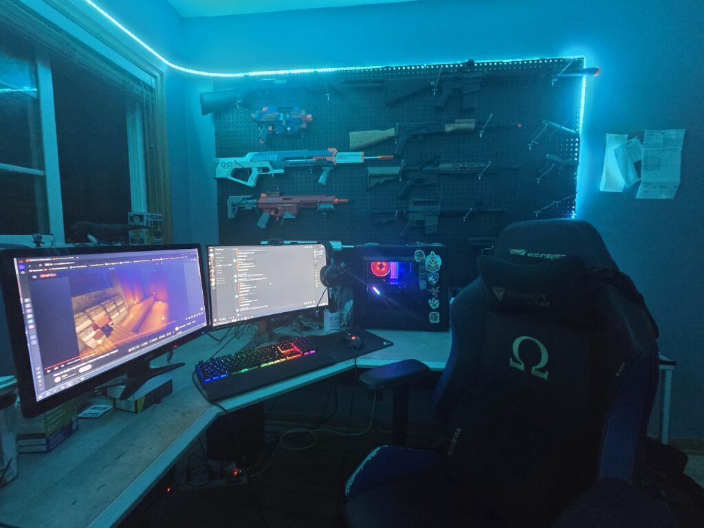 Pew pew all day, pew pew all night