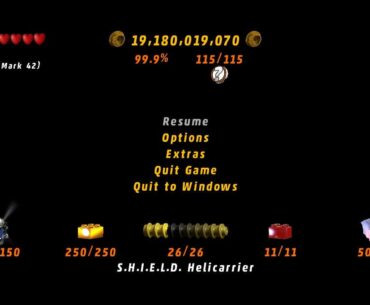 Can't get 100% on LEGO Marvel Superheroes, anyone knows why?