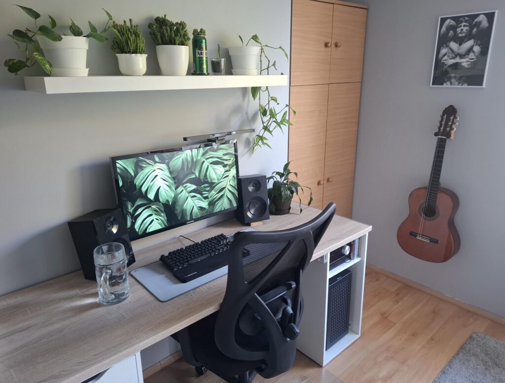 Reclaimed some desk space