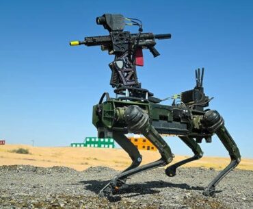 Army Testing Robot Dogs Armed with Artificial Intelligence-Enabled Rifles in Middle East