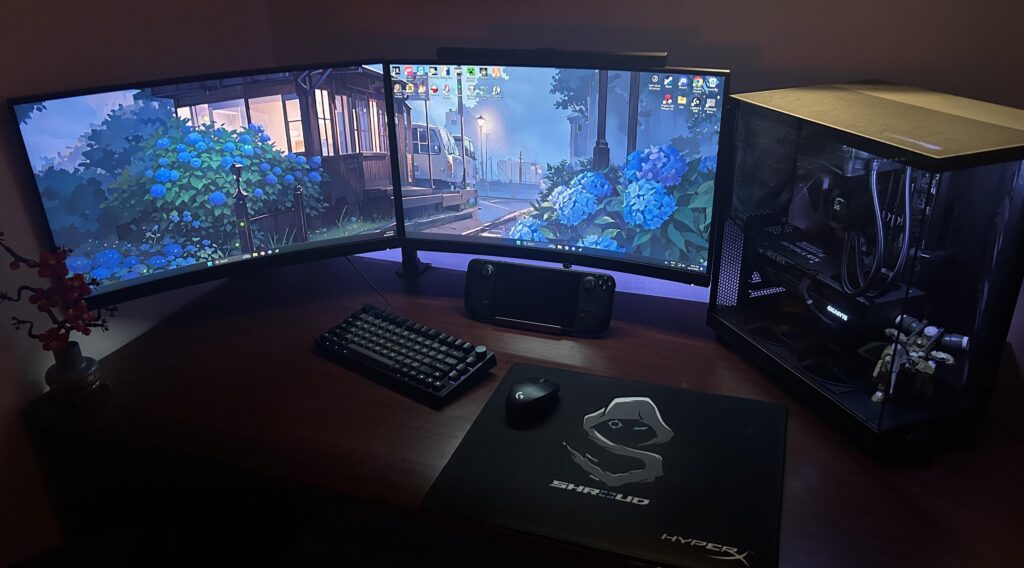 8+ years ago my setup used to be sitting criss-cross on my living room couch with my laptop on my lap.