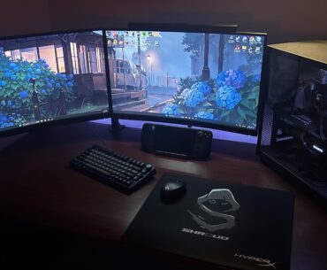 8+ years ago my setup used to be sitting criss-cross on my living room couch with my laptop on my lap.