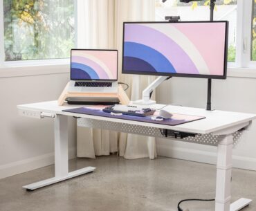 Gave my GF's WFH desk setup a makeover!
