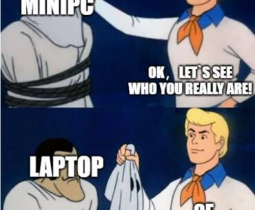 When I found out the hardware in mini PC was the mobile version.