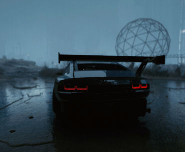 Rainy day in Dogtown.