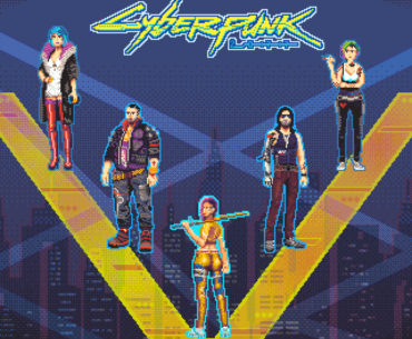 Pixel Art Tribute to Cyberpunk 2077 [OC]