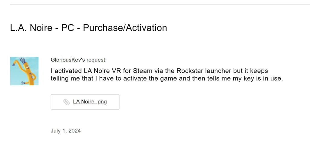 Buyer beware Rockstar is selling a game on Steam that cannot be activated Buyer beware Rockstar is selling a game on Steam that cannot be activated