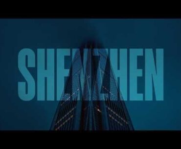 Digital Dream on the Edge of Reality. Shenzhen - Flying between skyscrapers in 8k
