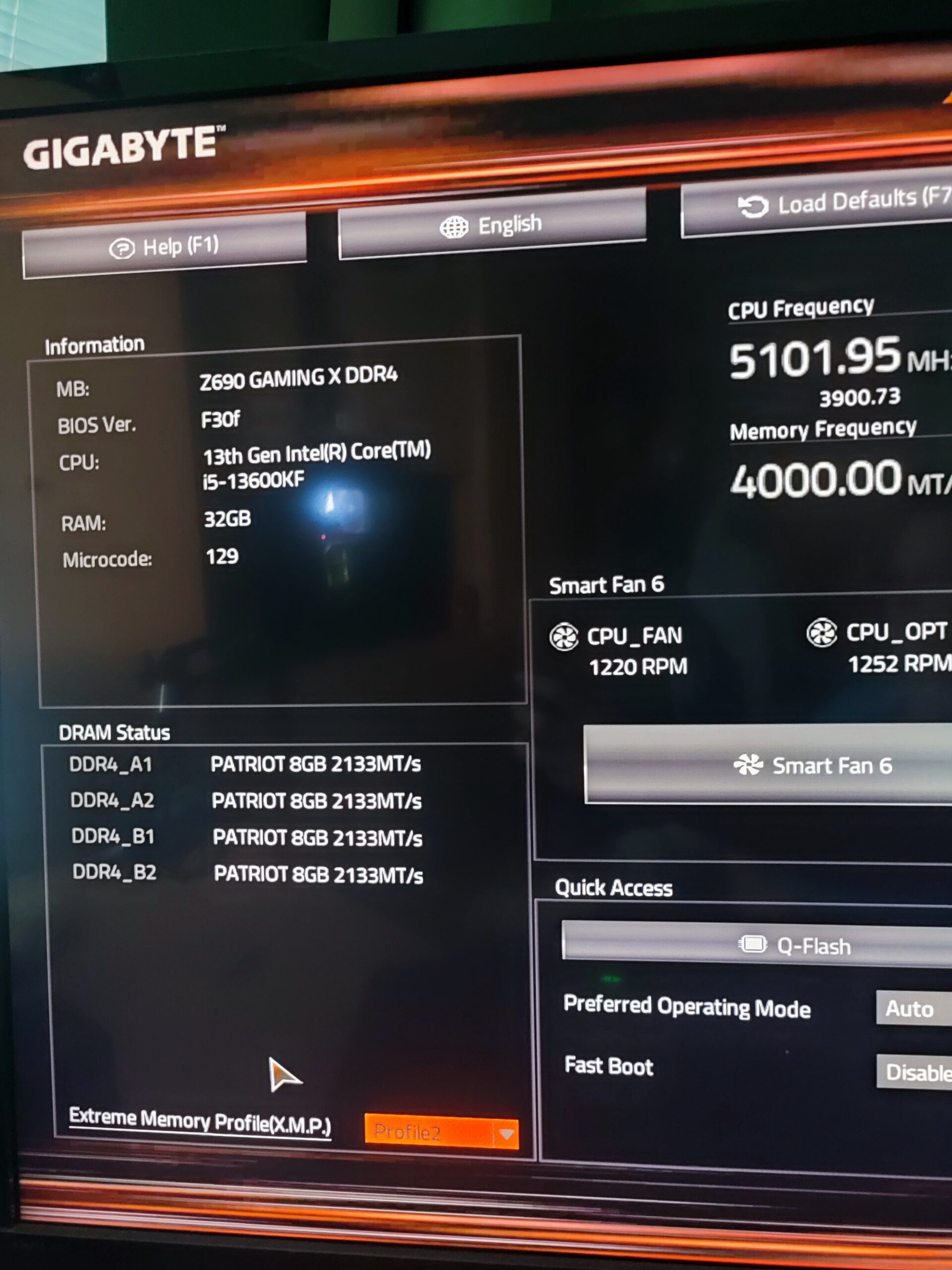 Cant enable XMP Z690 i5 13th gen Cant enable XMP Z690 i5 13th gen